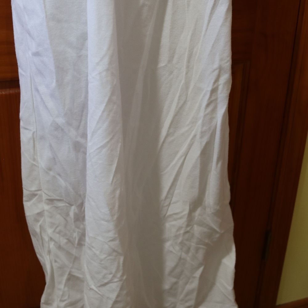 Dreamy Nights By Avon Pink & White Embroidered Floral Floor Length Night Gown M - Picture 6 of 14